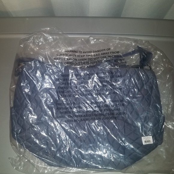 NWT/NBU Vera Bradley Go ahead Convertible Crossbody in Moonlight Navy - Picture 3 of 4